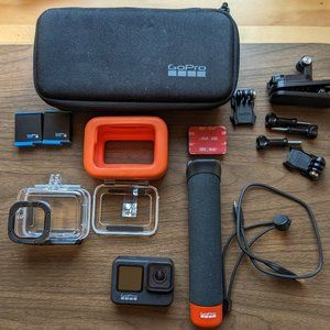 GoPro Hero 9 Black (plus accessories)